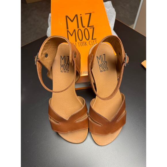 Miz Mooz Analise Ankle Strap Sandal Women Brandy Size EU 38 / US 7.5-8 - Picture 8 of 8